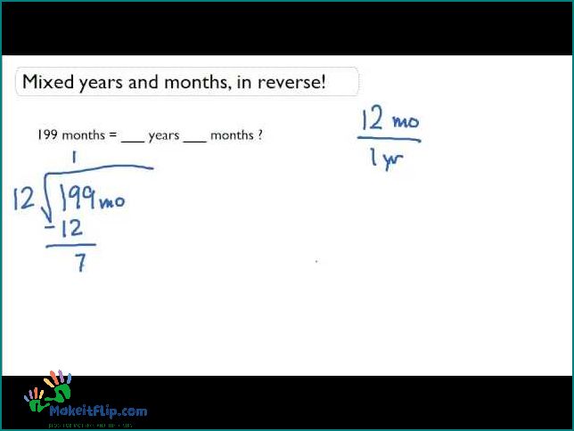 32 Months in Years How to Convert and Calculate