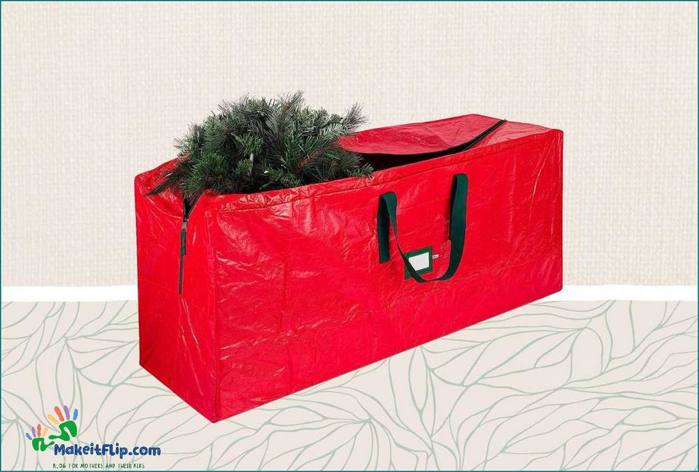 Best Bag for Christmas Tree Storage - Keep Your Tree Safe and Organized