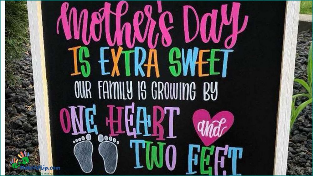 Creative Ways to Announce Your Pregnancy on Mother's Day