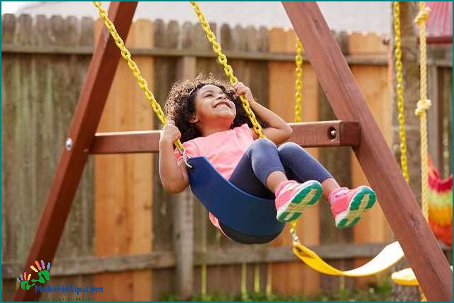 Kids Swing Fun and Safe Outdoor Play for Children