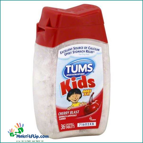 Tums for Kids Safe and Effective Antacid for Children