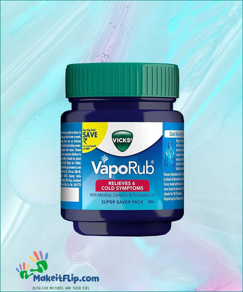 Can You Put VapoRub Under Your Nose Find Out Here