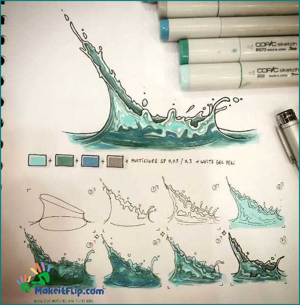 How to Create a Stunning Water Splash Drawing Step-by-Step Guide