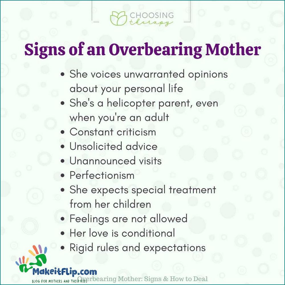 How to Deal with an Overbearing Mother Tips and Advice