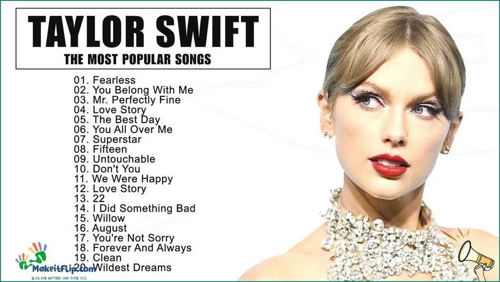 Name Every Taylor Swift Song The Ultimate List of Taylor Swift Songs
