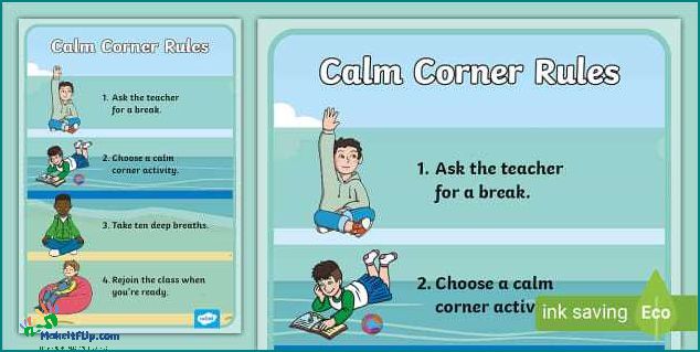 Creating a Calm Down Corner A Guide to Promoting Emotional Regulation