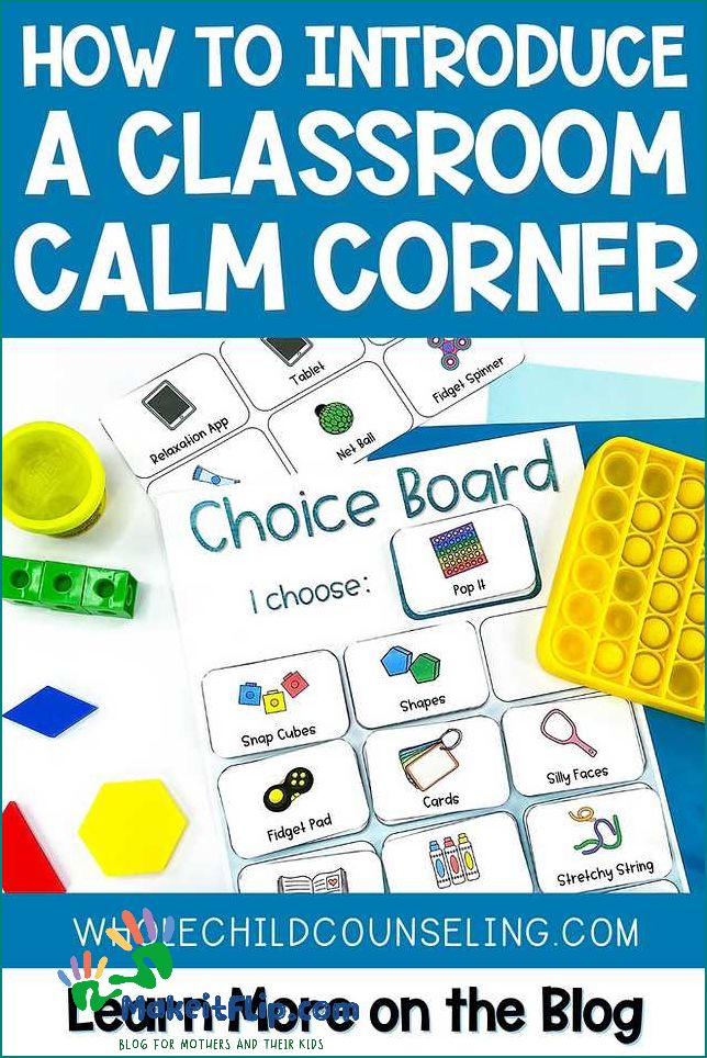 Creating a Calm Down Corner A Guide to Promoting Emotional Regulation