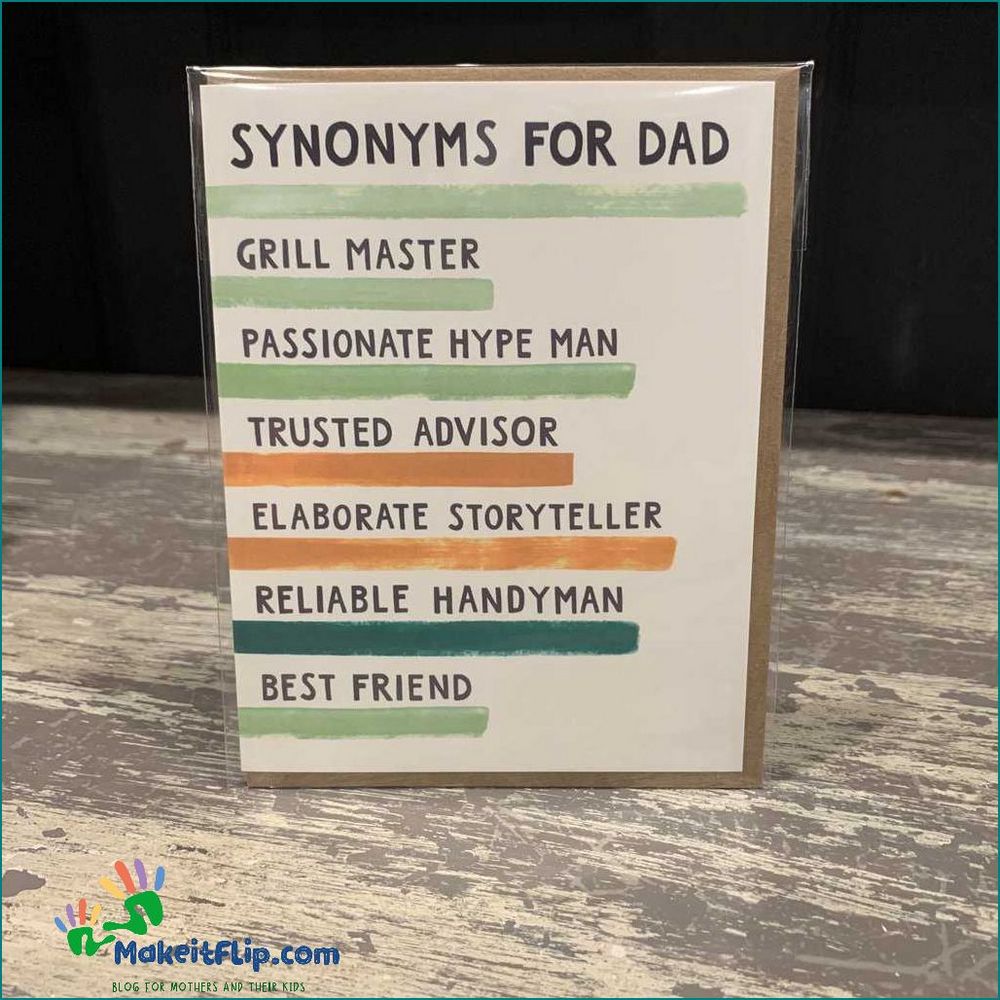Discovering Dad Synonyms Explore Different Words for Father