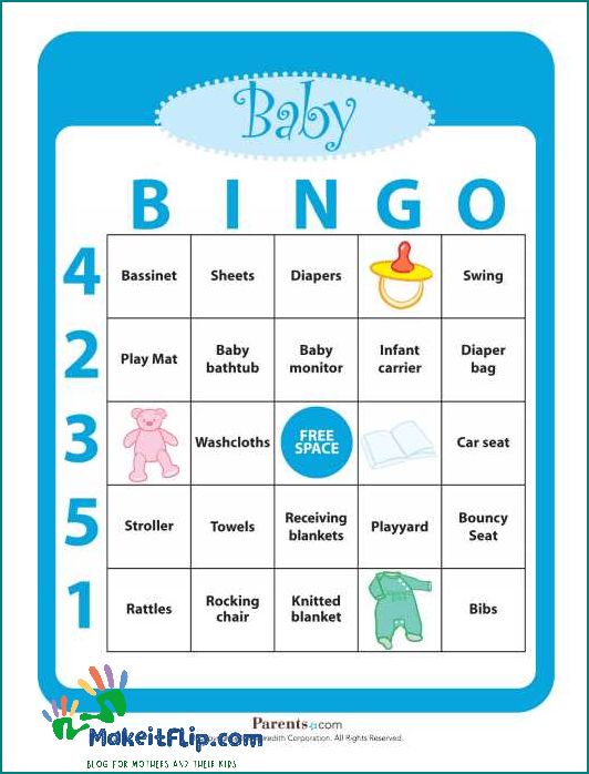 How to Play Baby Shower Bingo A Fun Game for Your Baby Shower