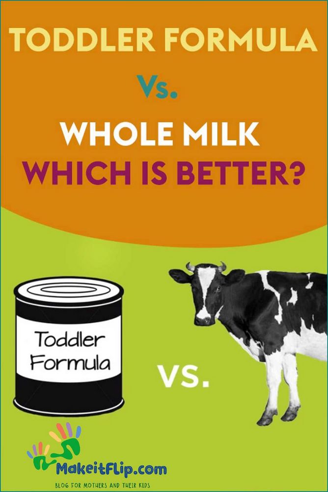 Toddler Formula vs Milk Which is the Best Choice for Your Child