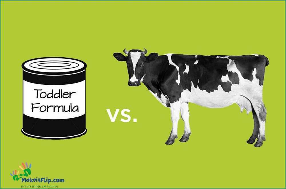 Toddler Formula vs Milk Which is the Best Choice for Your Child