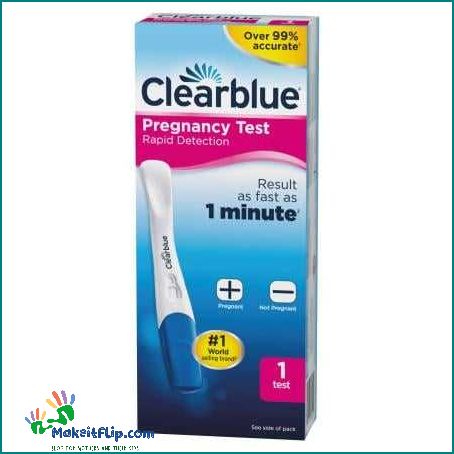 Clearblue Rapid Detection Pregnancy Test Fast and Accurate Results