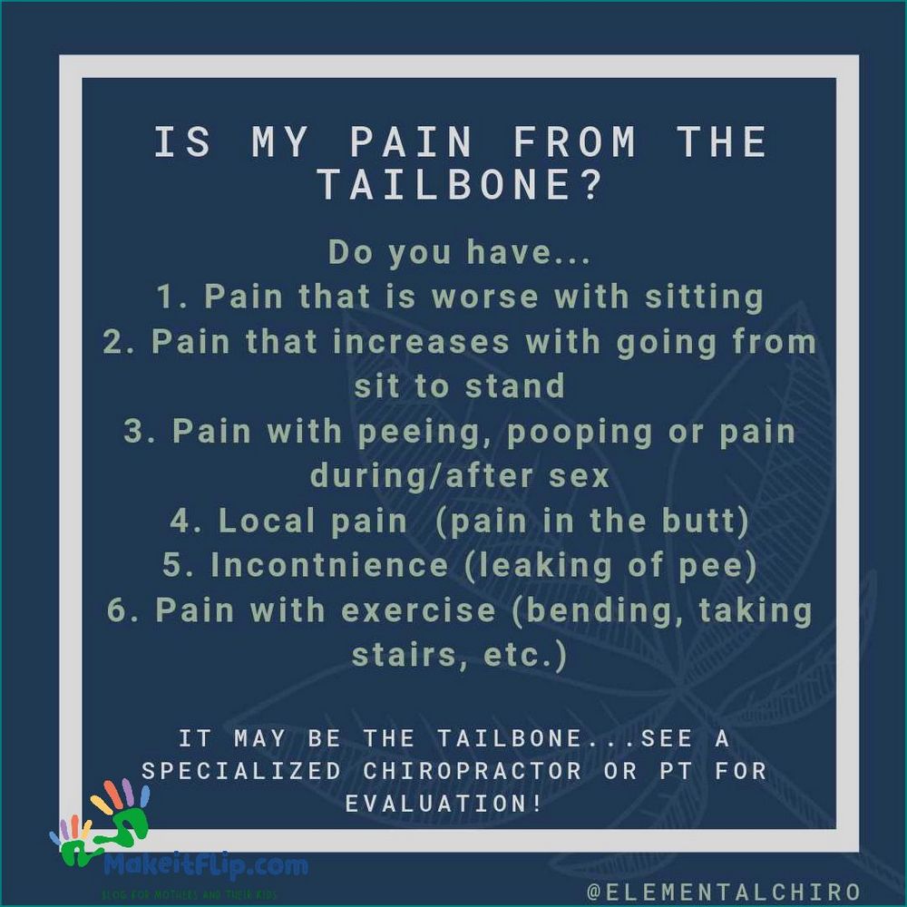 Tailbone Pain During Pregnancy Causes Symptoms and Relief