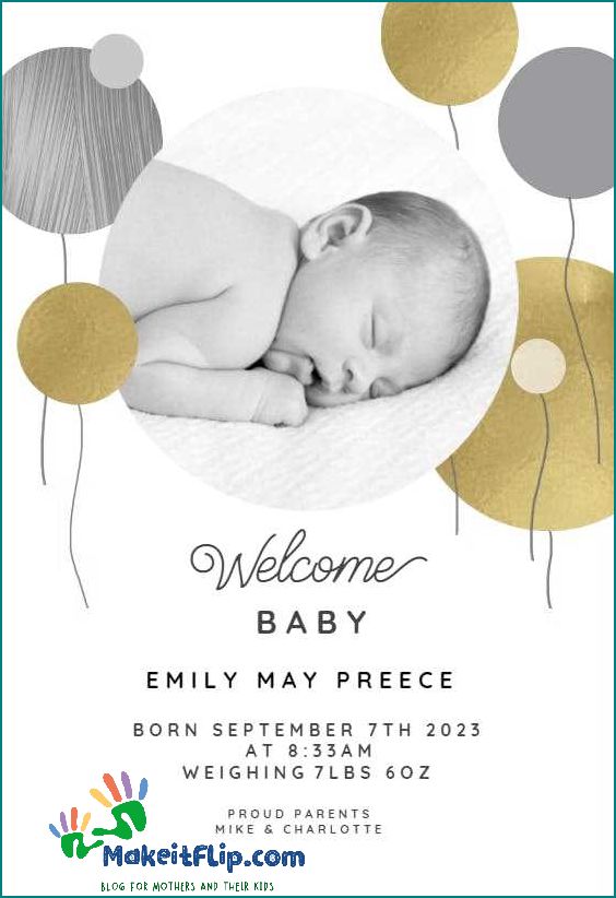 Unique and Creative Birth Announcement Ideas for Your New Arrival
