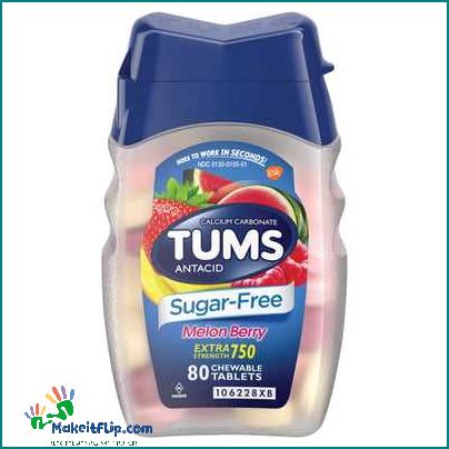 How Many Tums Can You Take a Day Find Out the Recommended Dosage