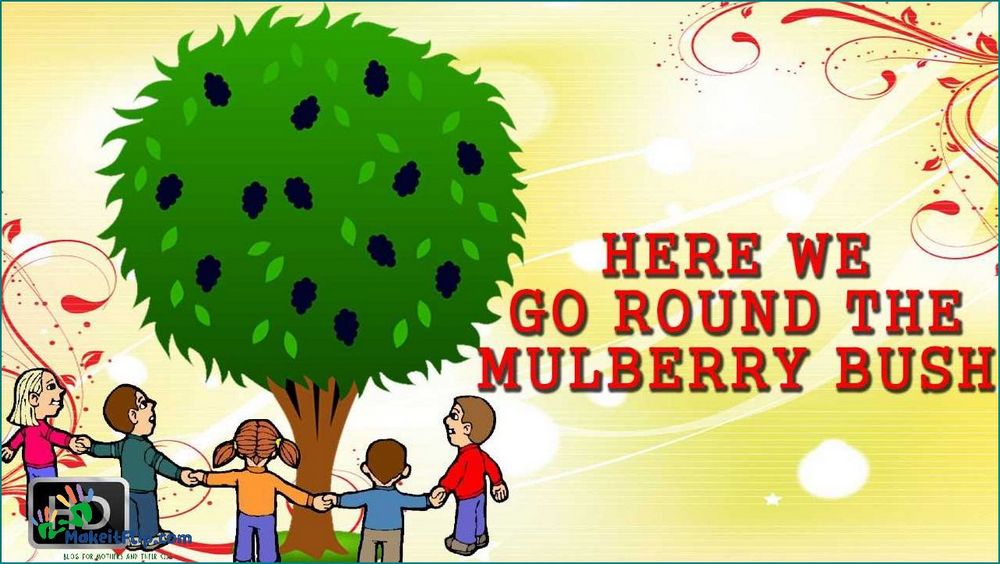 Kidzone Here We Go Round the Mulberry Bush Lyrics - Sing Along with Kidzone