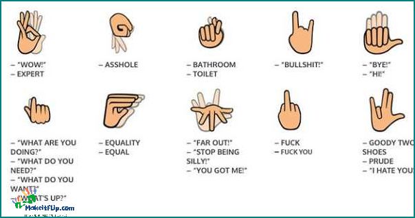 Learn the Sign Language for Shut Up and Improve Communication