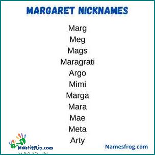 Nicknames for Margaret Creative and Cute Options