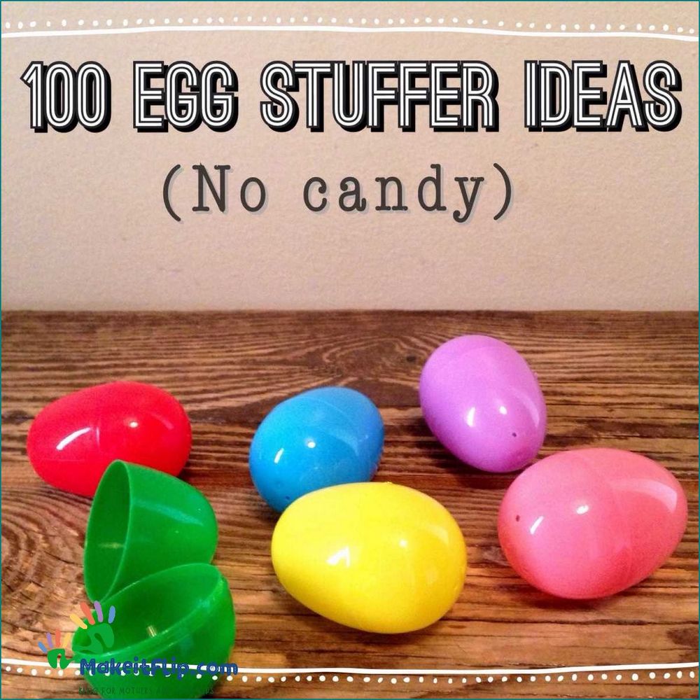 Non Candy Easter Egg Stuffers Fun and Healthy Alternatives