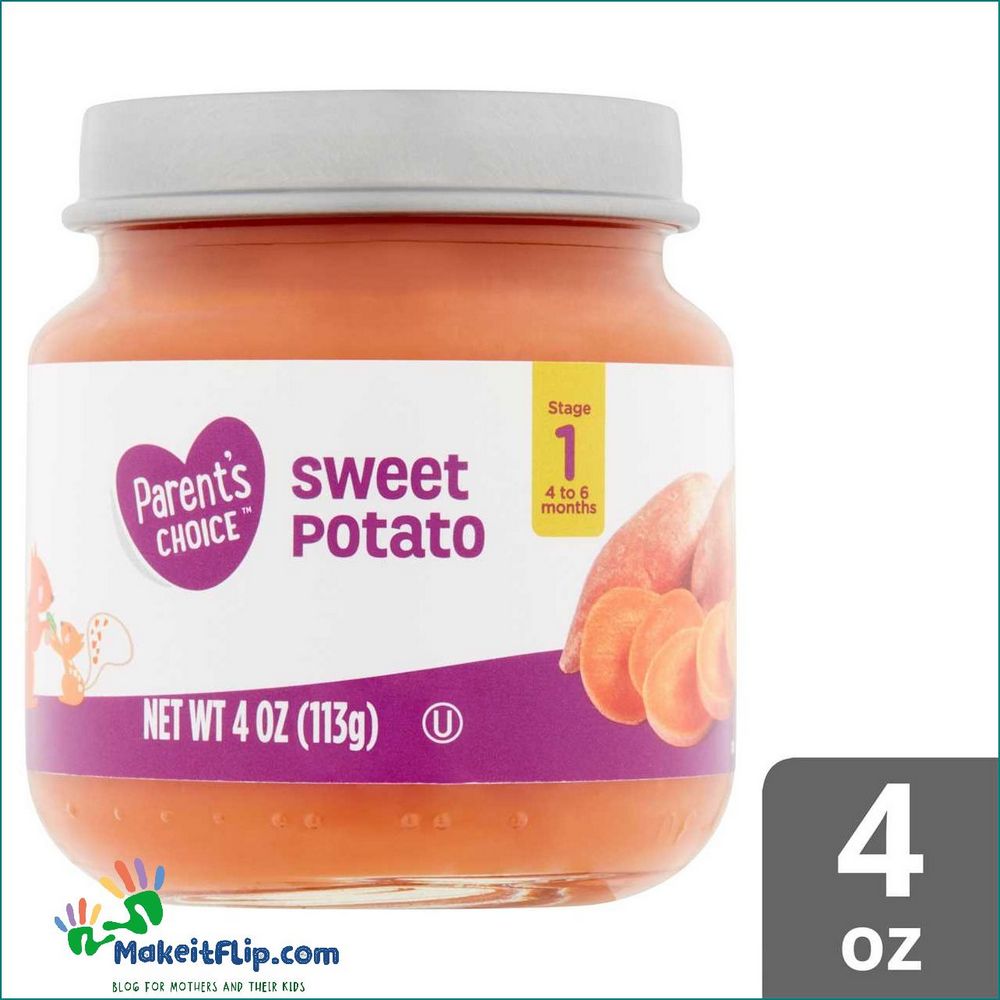 Sweet Potato Baby Food A Nutritious and Delicious Option for Your Little One