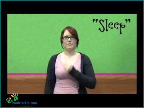Sleep in ASL Understanding the Importance of Sleep in American Sign Language