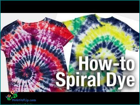 Spiral Tie Dye A Vibrant and Creative DIY Technique