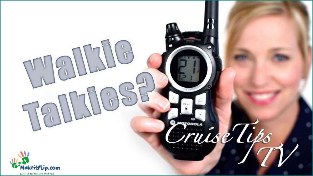 Stay Connected on Your Cruise Ship with a Walkie Talkie