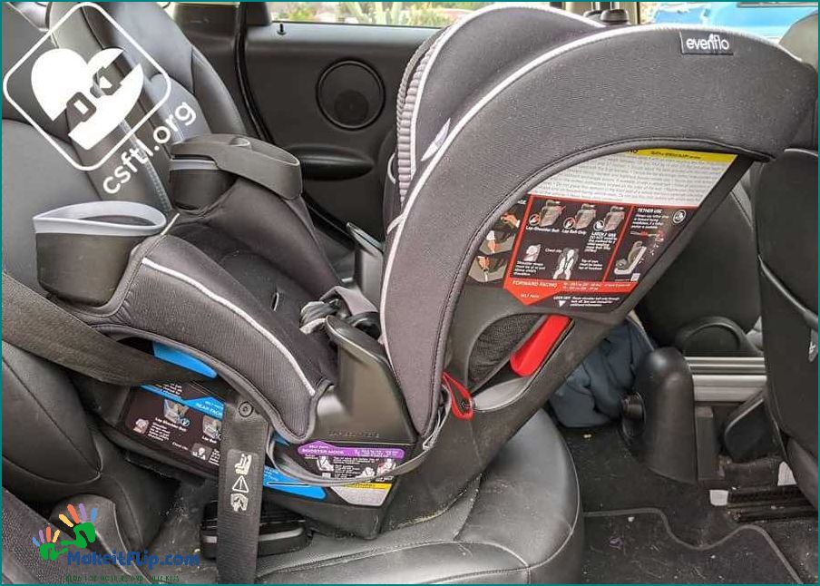 Step-by-Step Guide to Evenflo Car Seat Installation